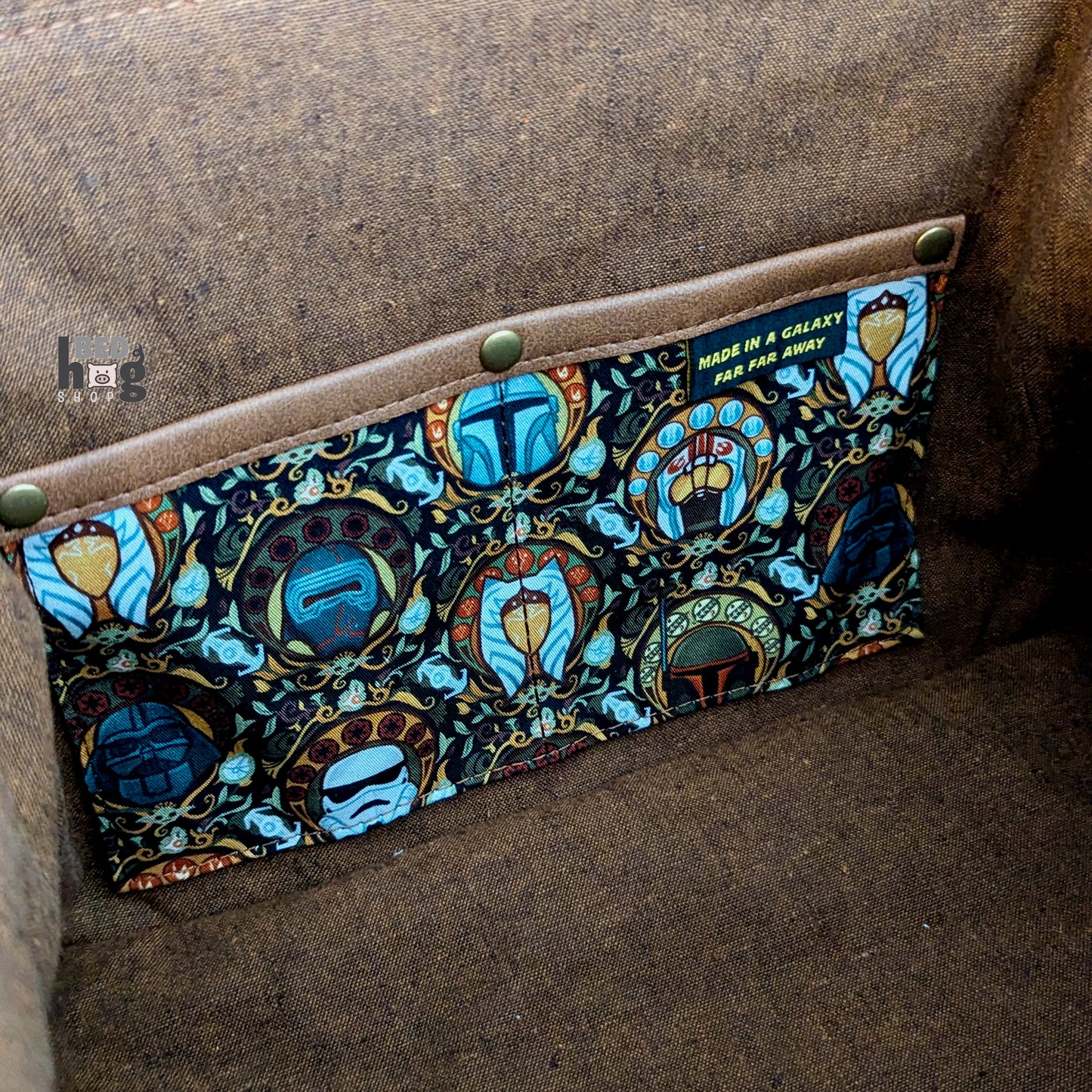 Quilted Wars Carpet Bag