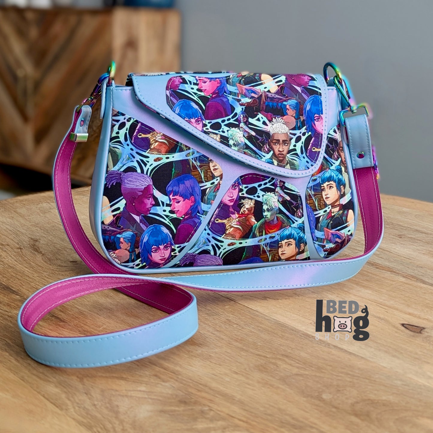 Shattered Time Crossbody Bag