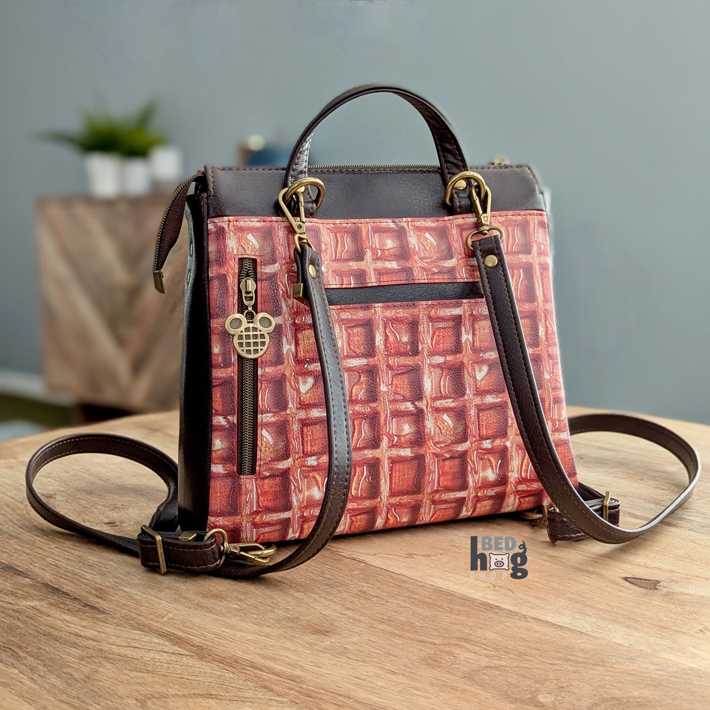 Waffle Wonderland Convertible Bag