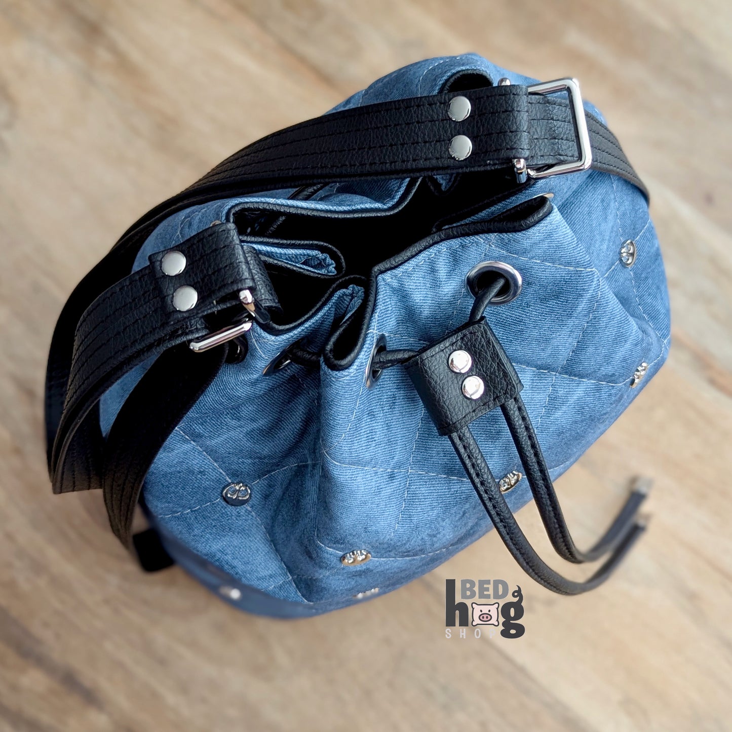 Off-Duty Princess Drawstring Convertible Bag