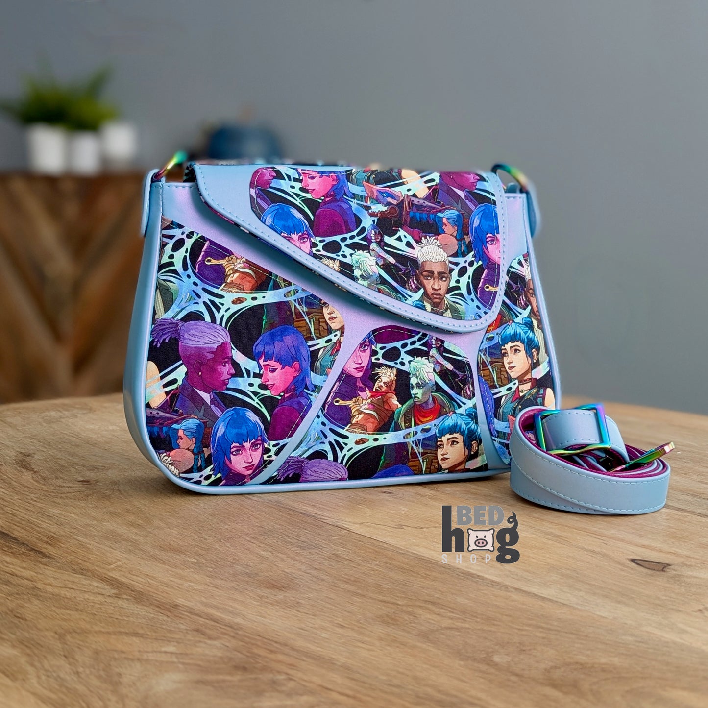 Shattered Time Crossbody Bag