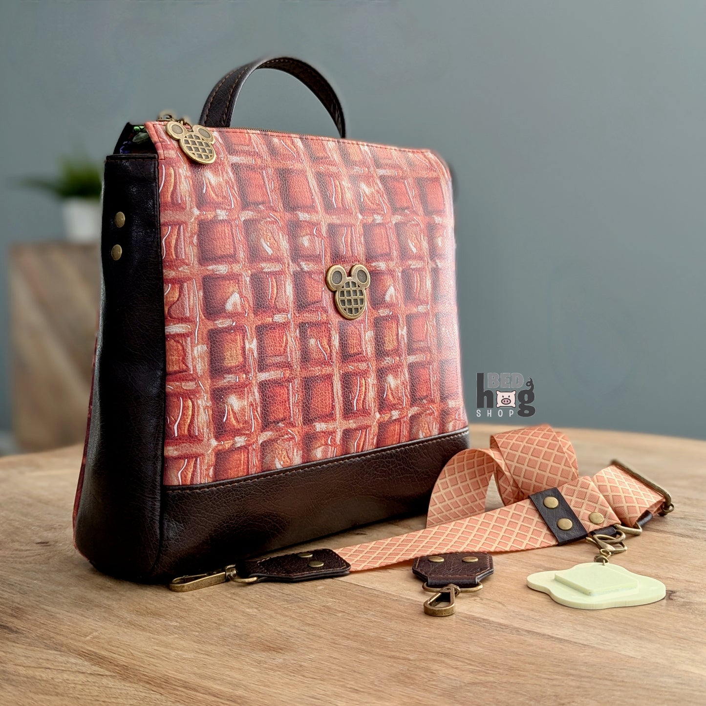 Waffle Wonderland Convertible Bag