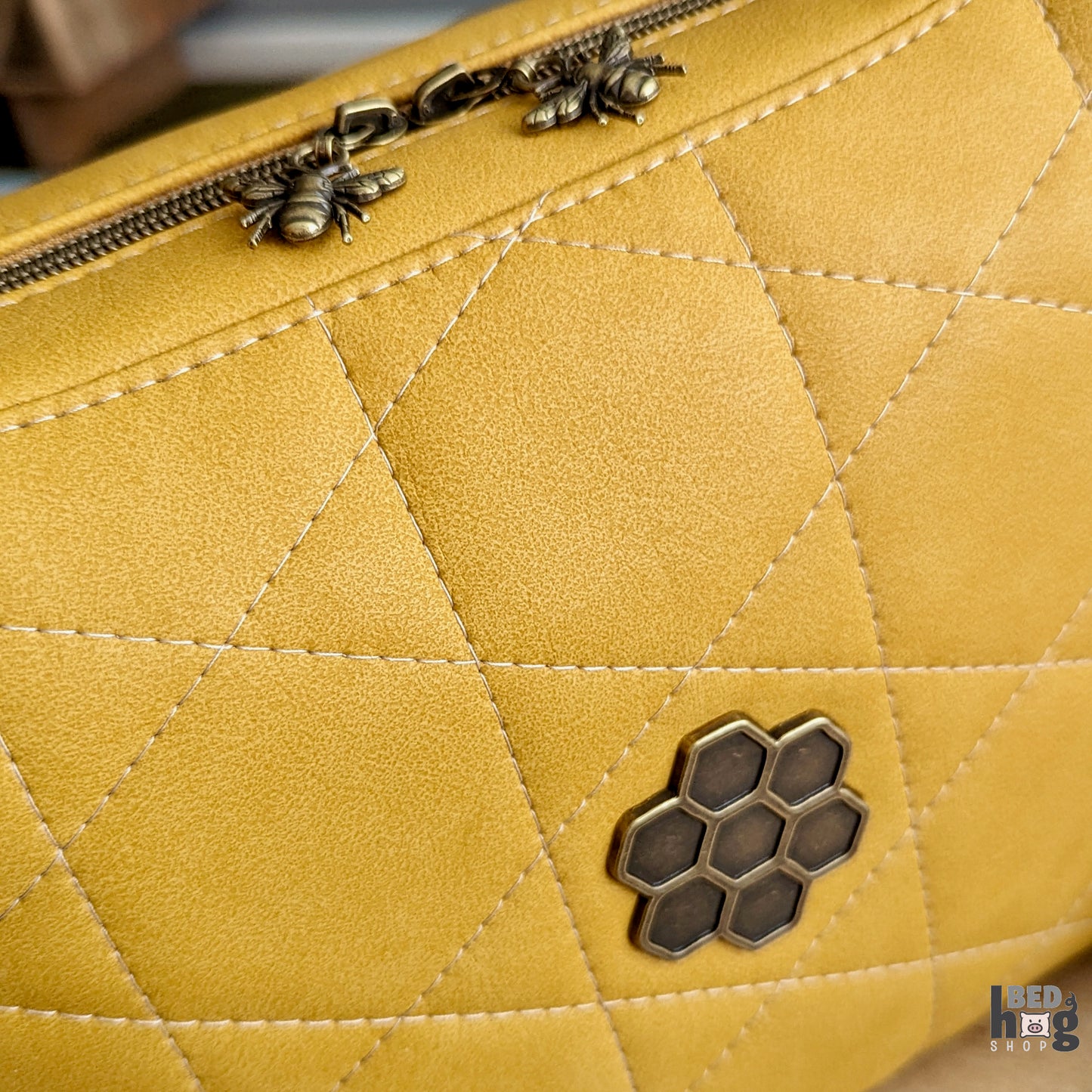 Hive Mind Quilted Shoulder Bag