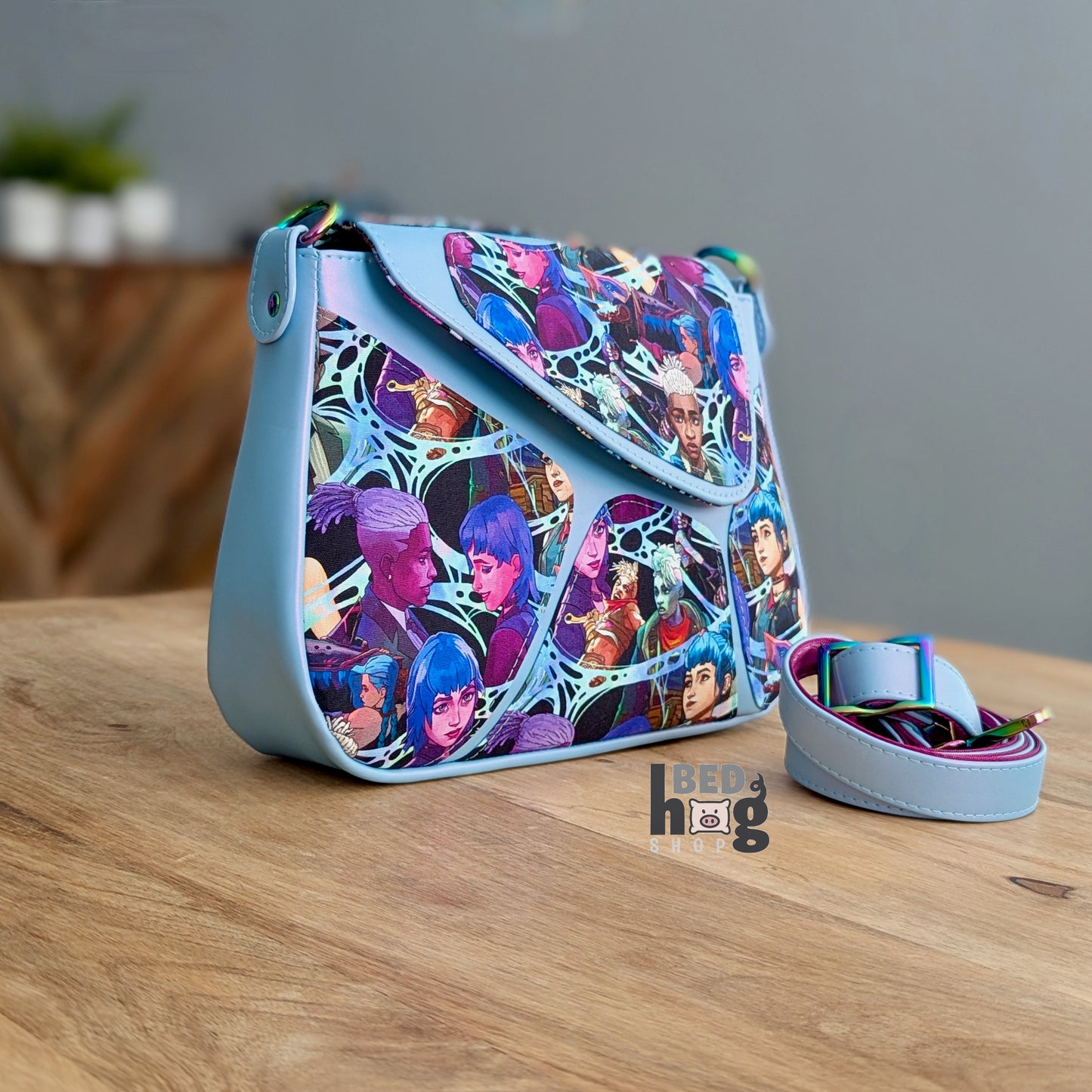 Shattered Time Crossbody Bag