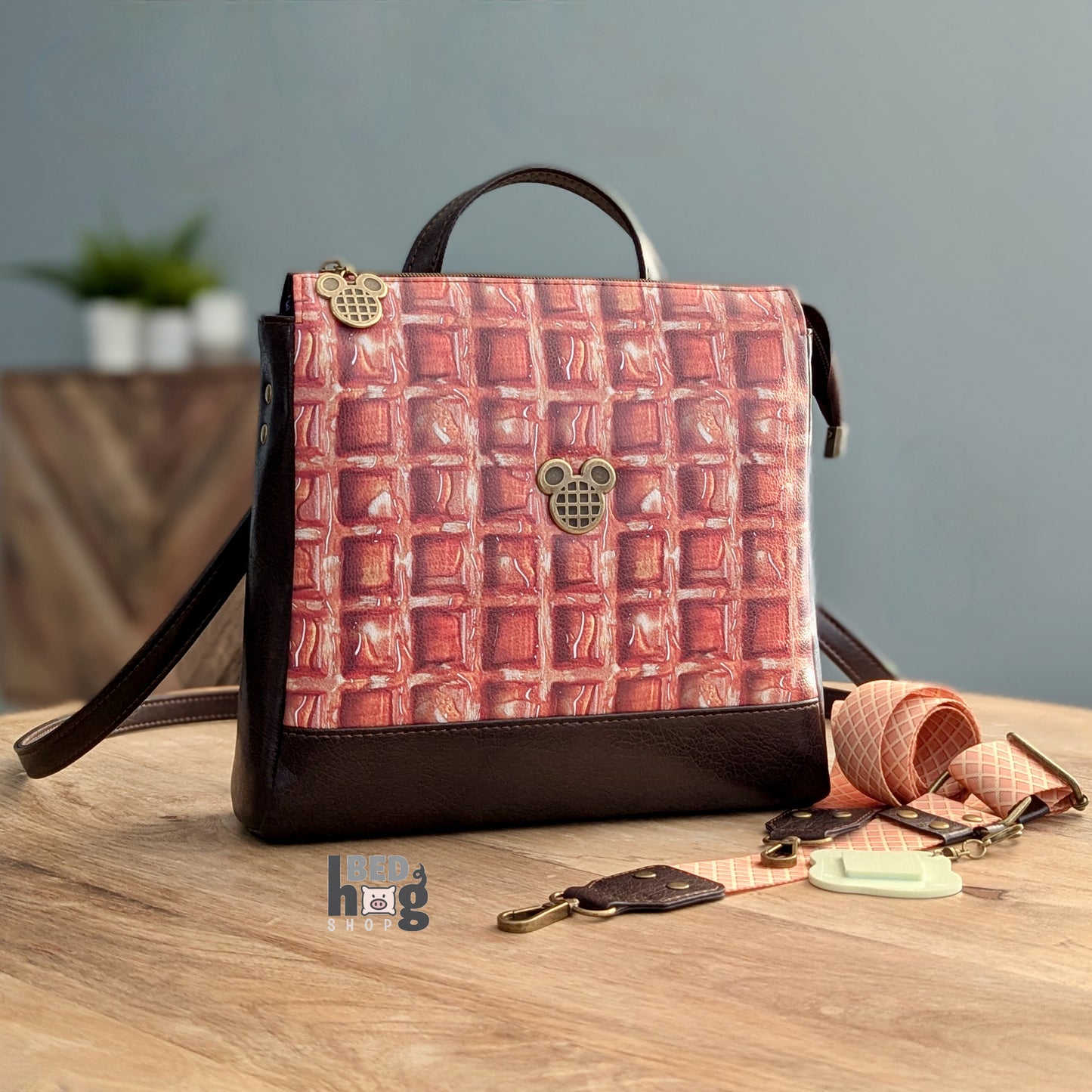 Waffle Wonderland Convertible Bag