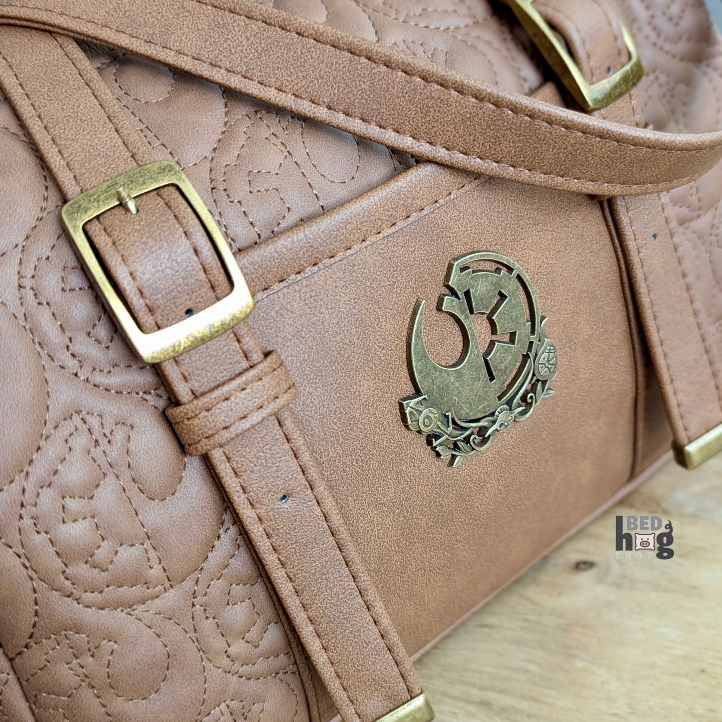 Quilted Wars Carpet Bag