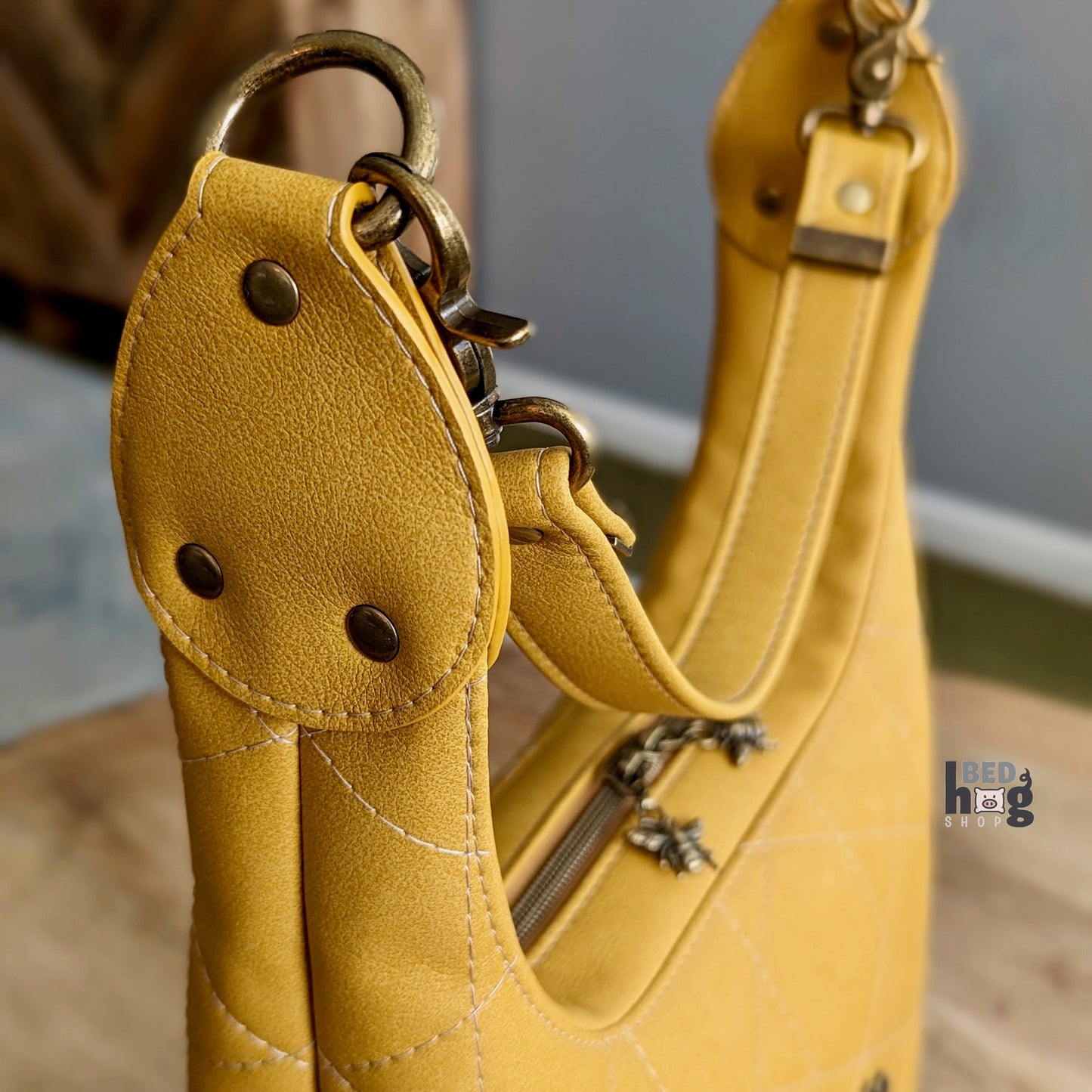 Hive Mind Quilted Shoulder Bag