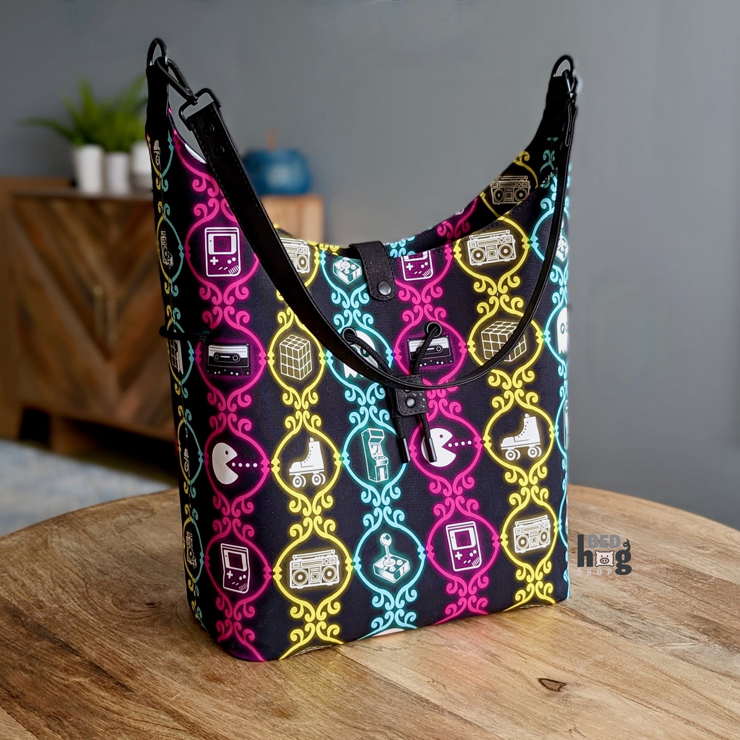 Back to the Arcade Drawstring Convertible Bag