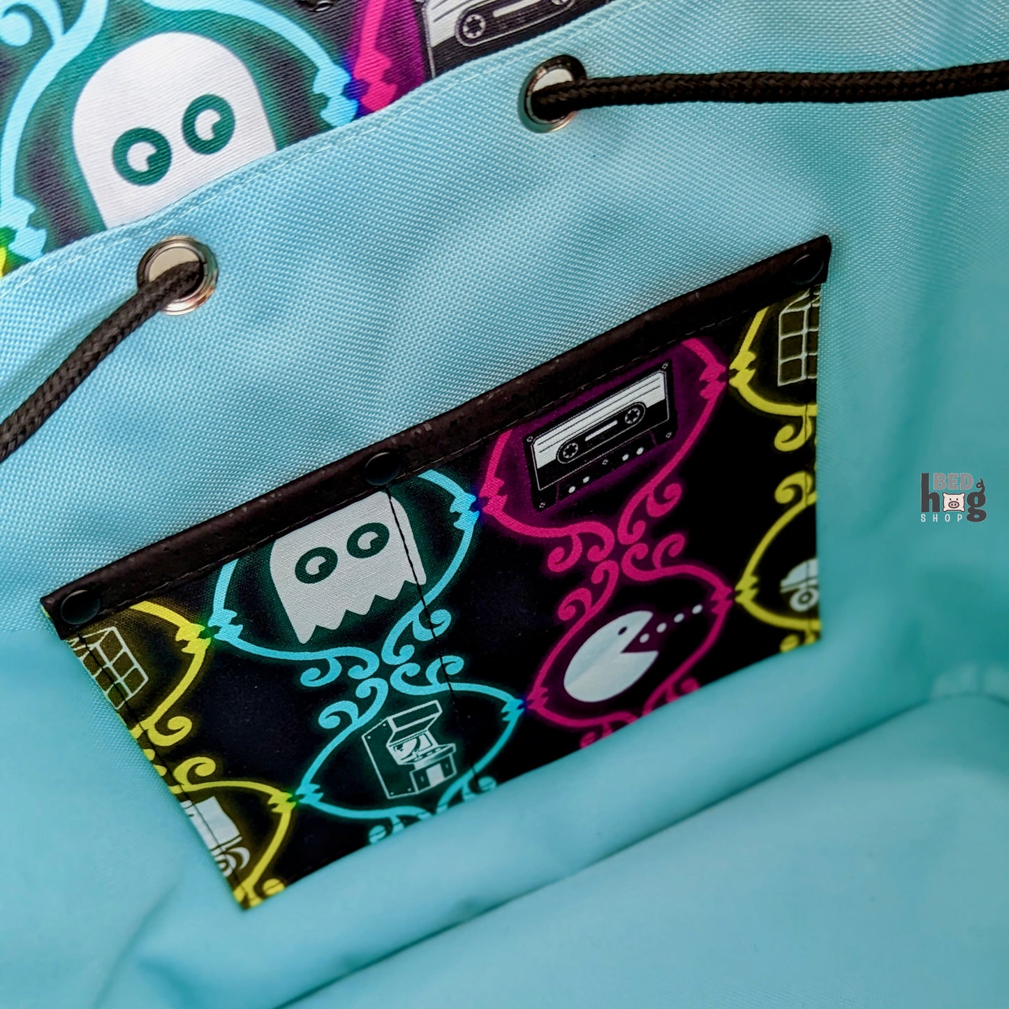 Back to the Arcade Drawstring Convertible Bag