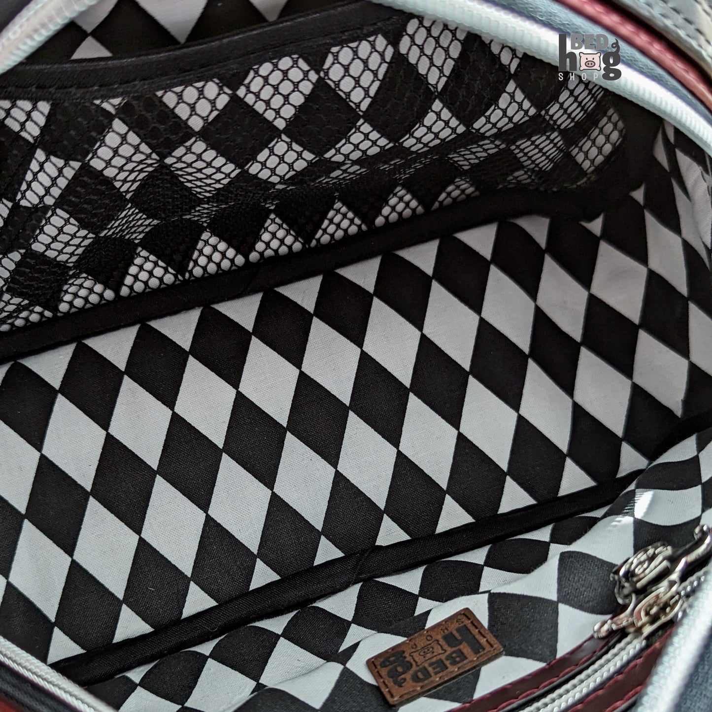 Three of Diamonds Bowler Bag