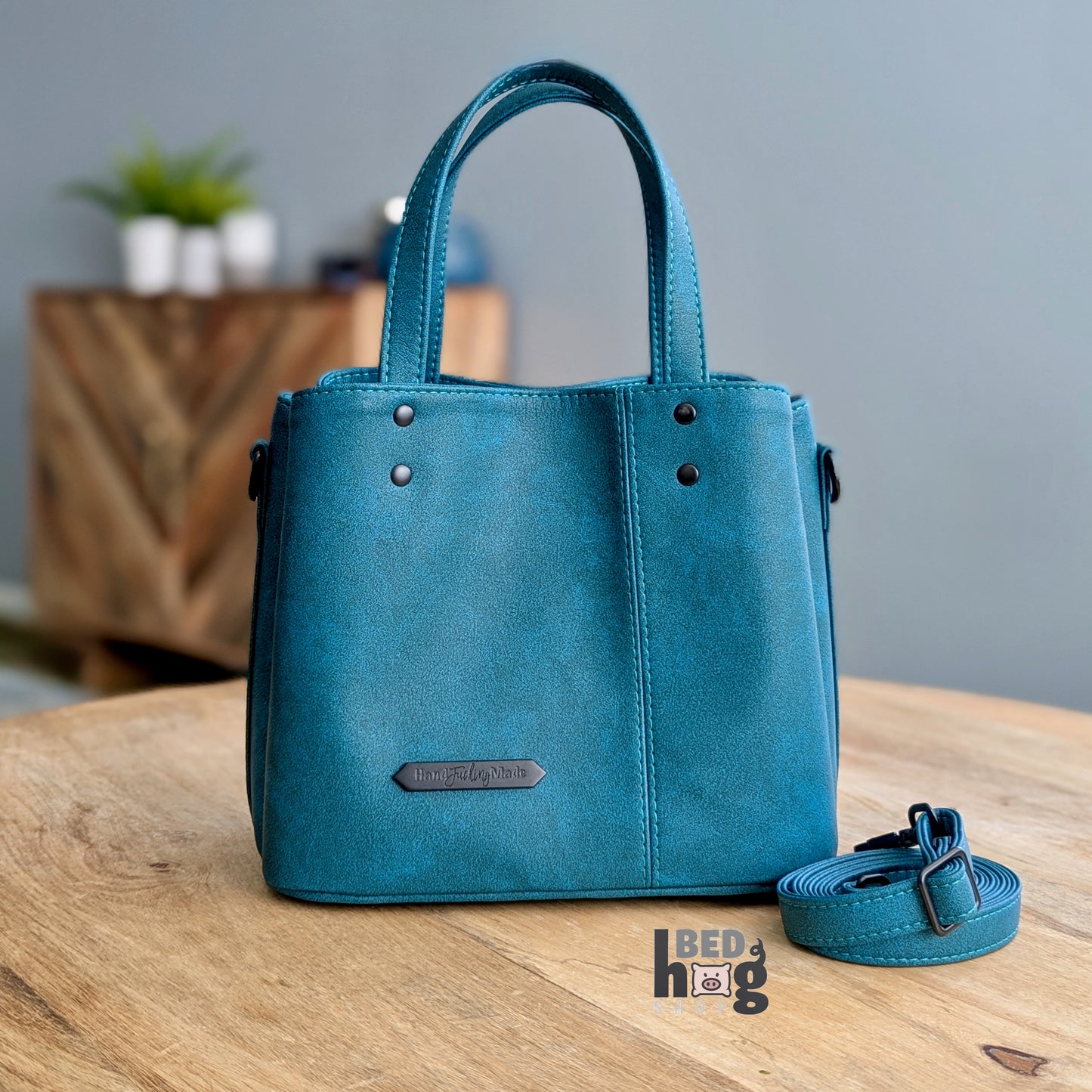 Teal Appeal Divided Handbag