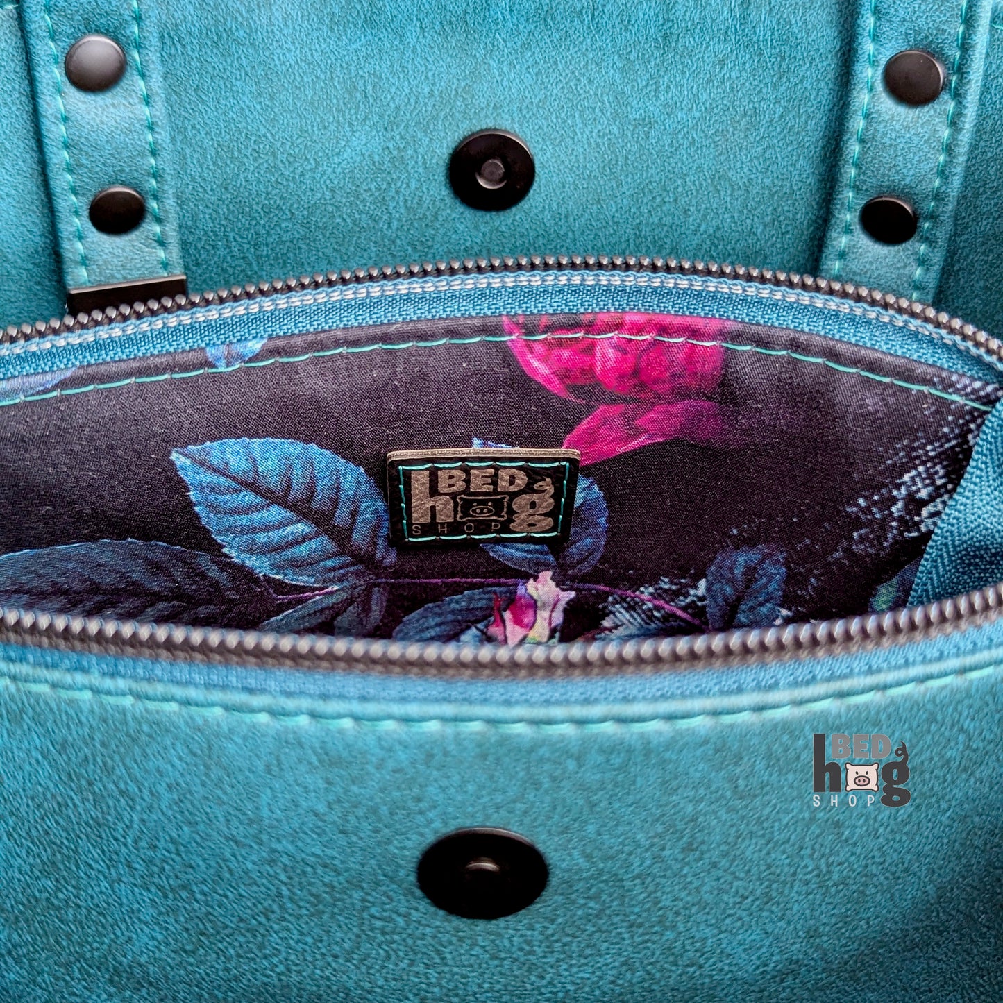 Teal Appeal Divided Handbag