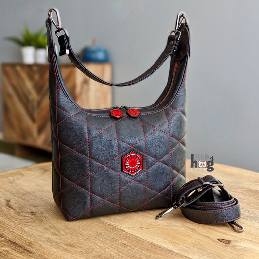 First Order of Business Quilted Shoulder Bag