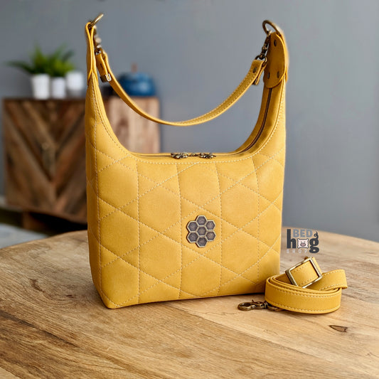 Hive Mind Quilted Shoulder Bag