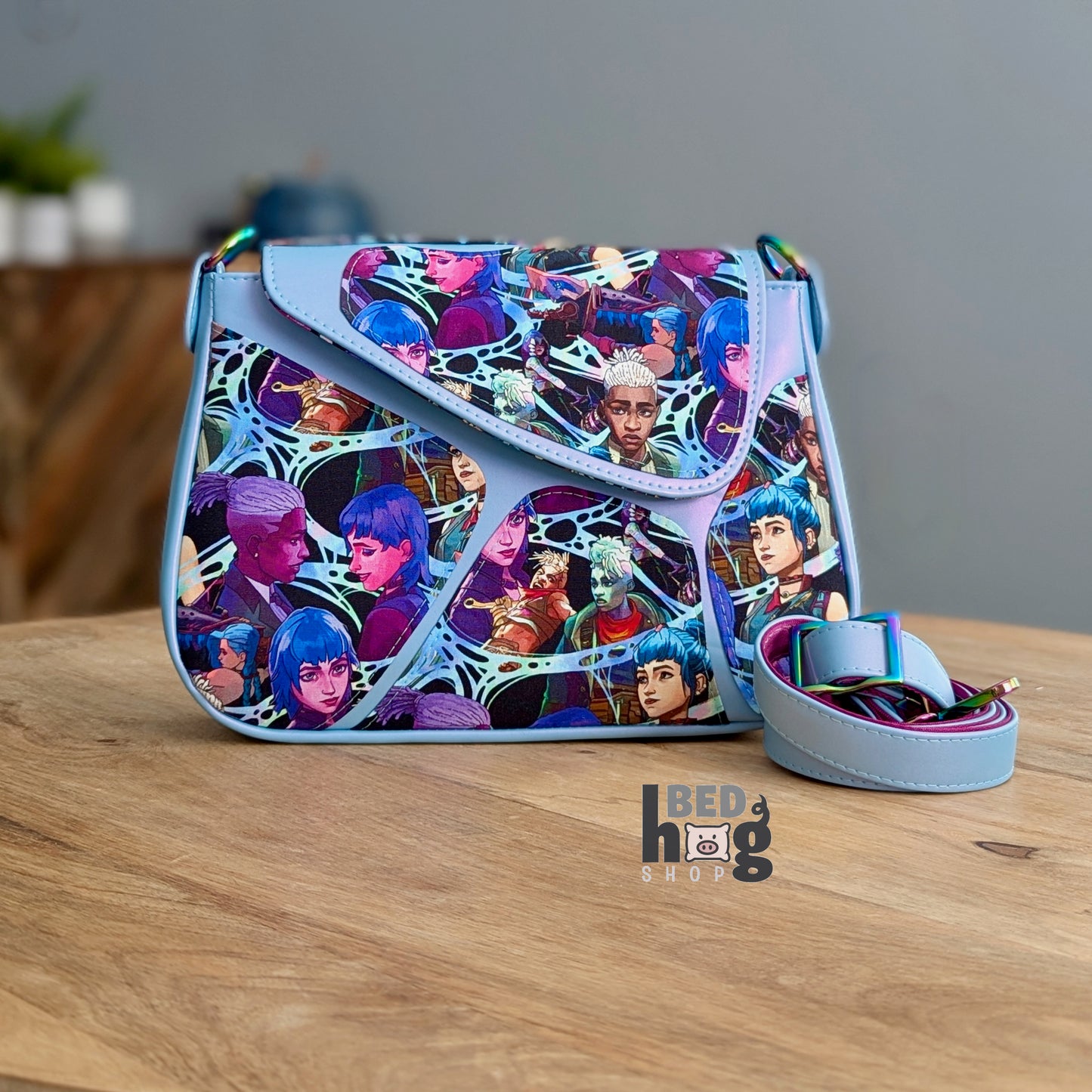 Shattered Time Crossbody Bag