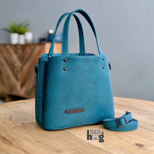 Teal Appeal Divided Handbag