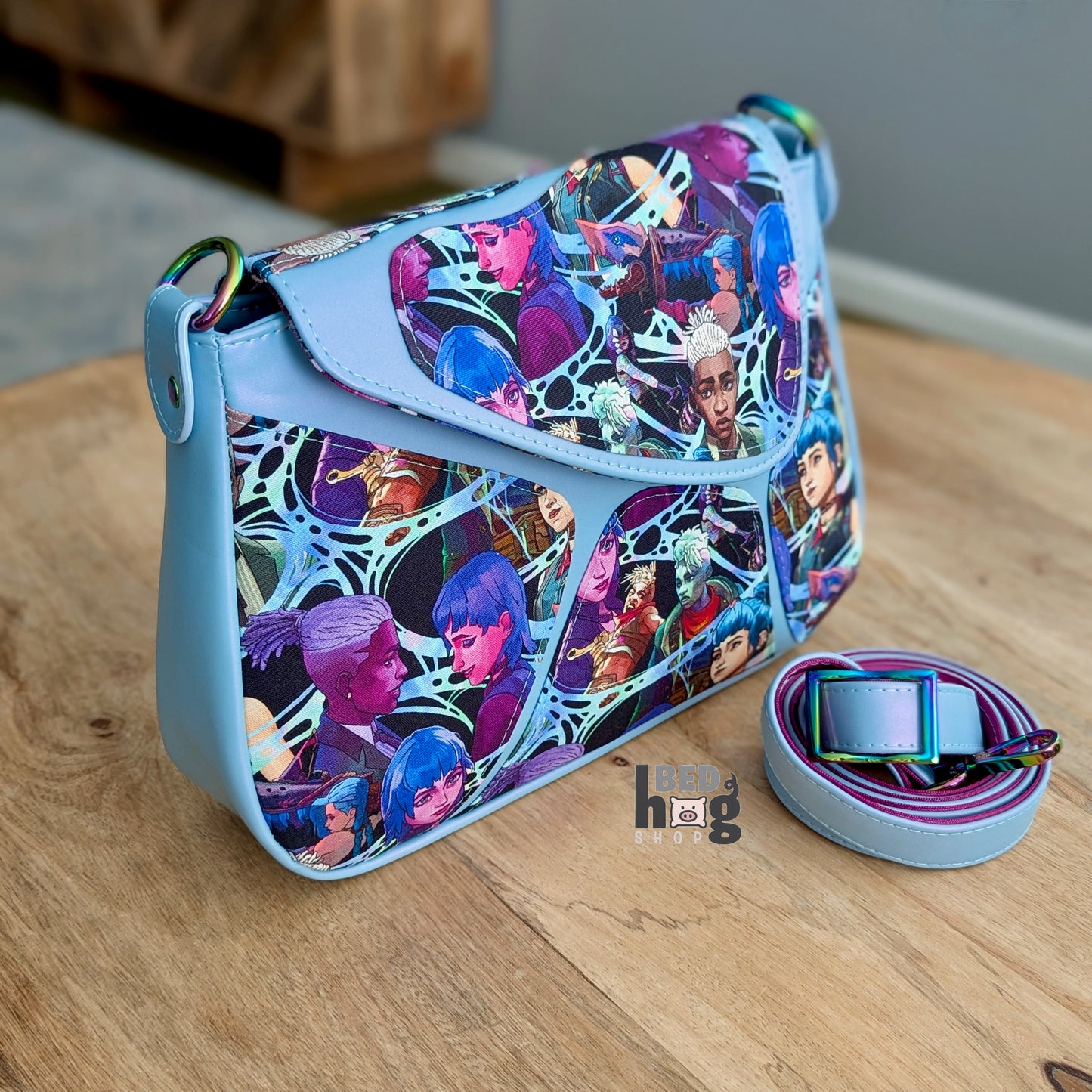 Shattered Time Crossbody Bag