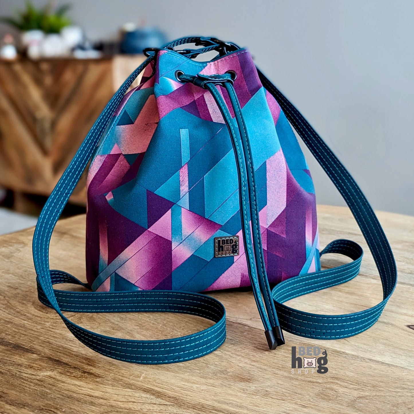 Abstract Thoughts Drawstring Convertible Bag