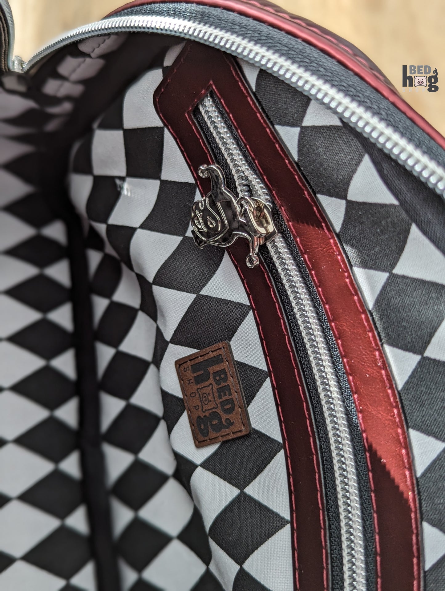 Three of Diamonds Bowler Bag