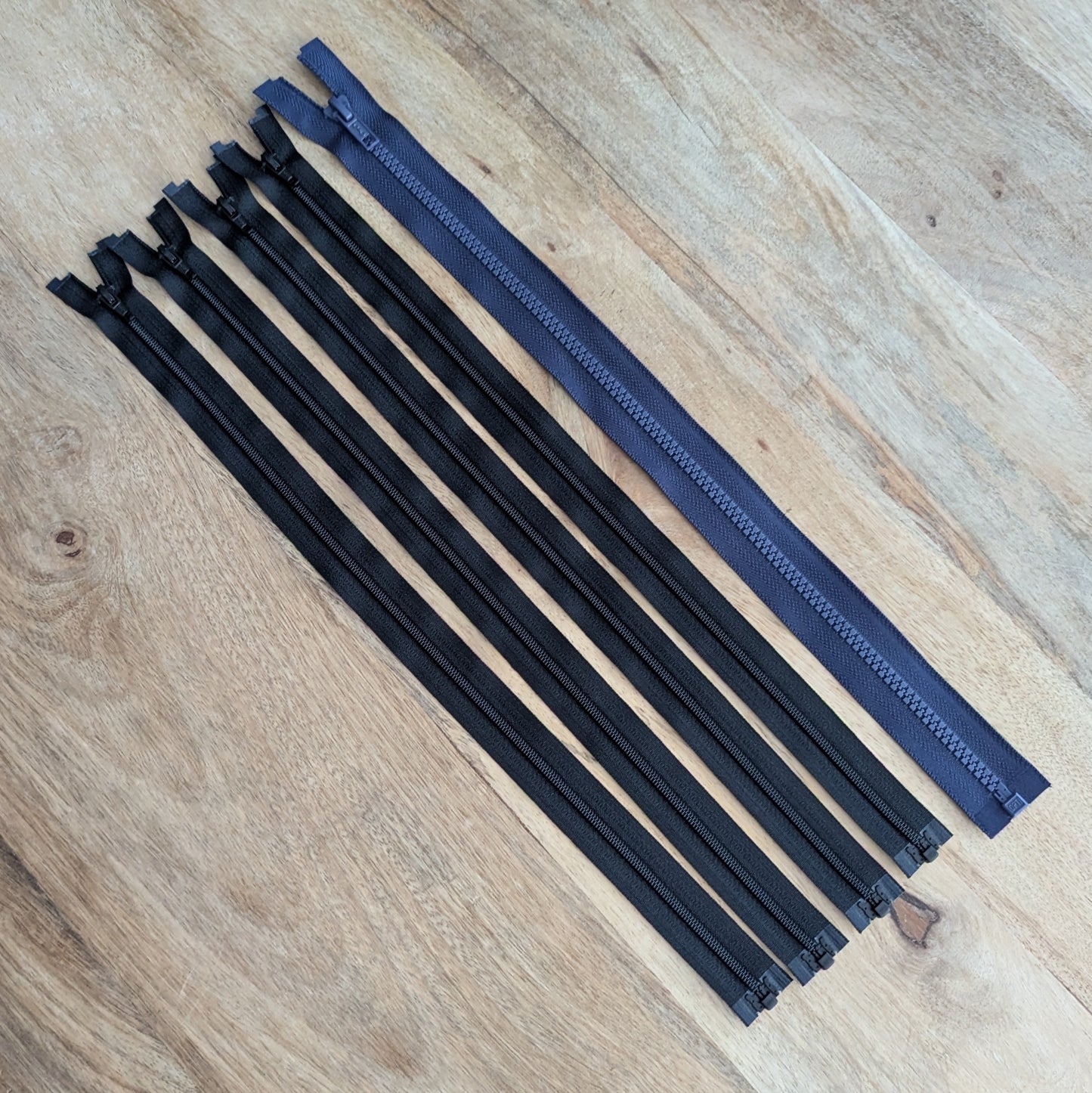 Destash Lot of 5 Zippers - 16" separating zippers