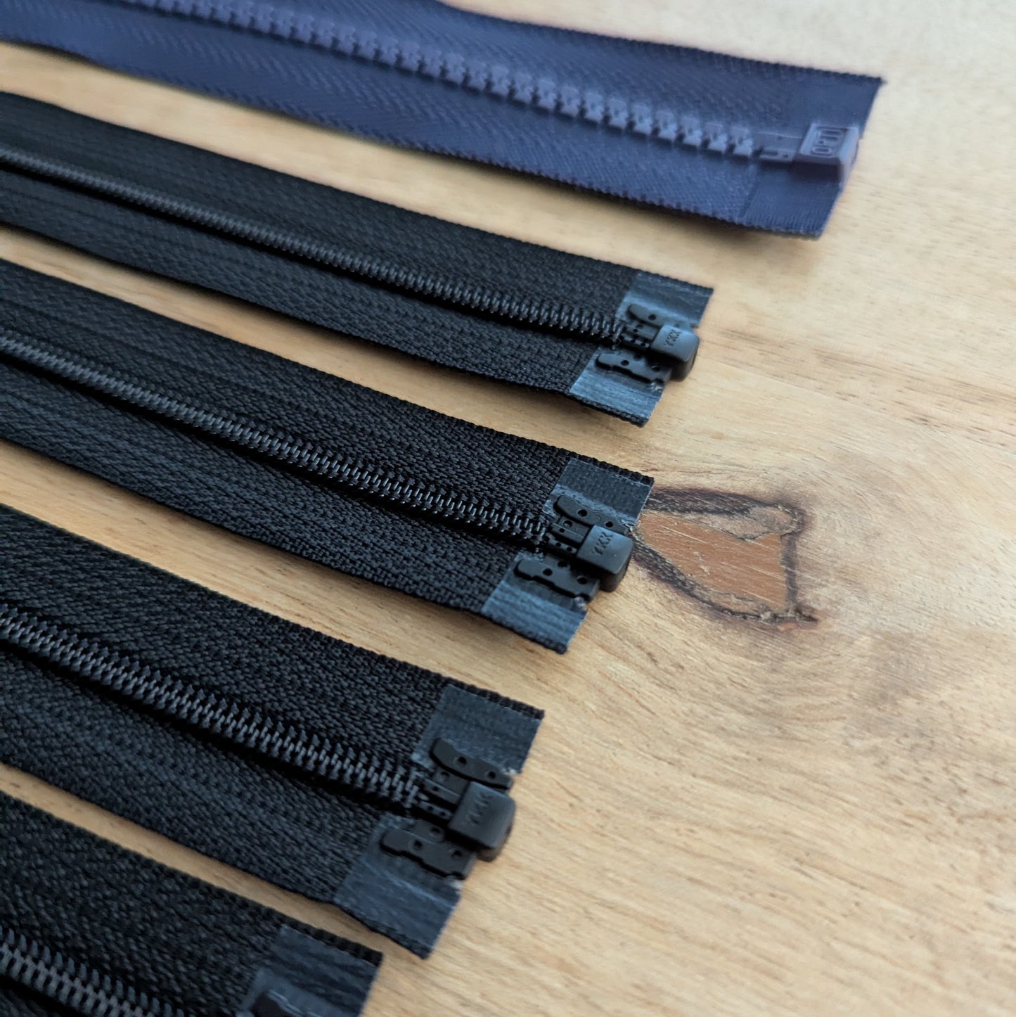 Destash Lot of 5 Zippers - 16" separating zippers