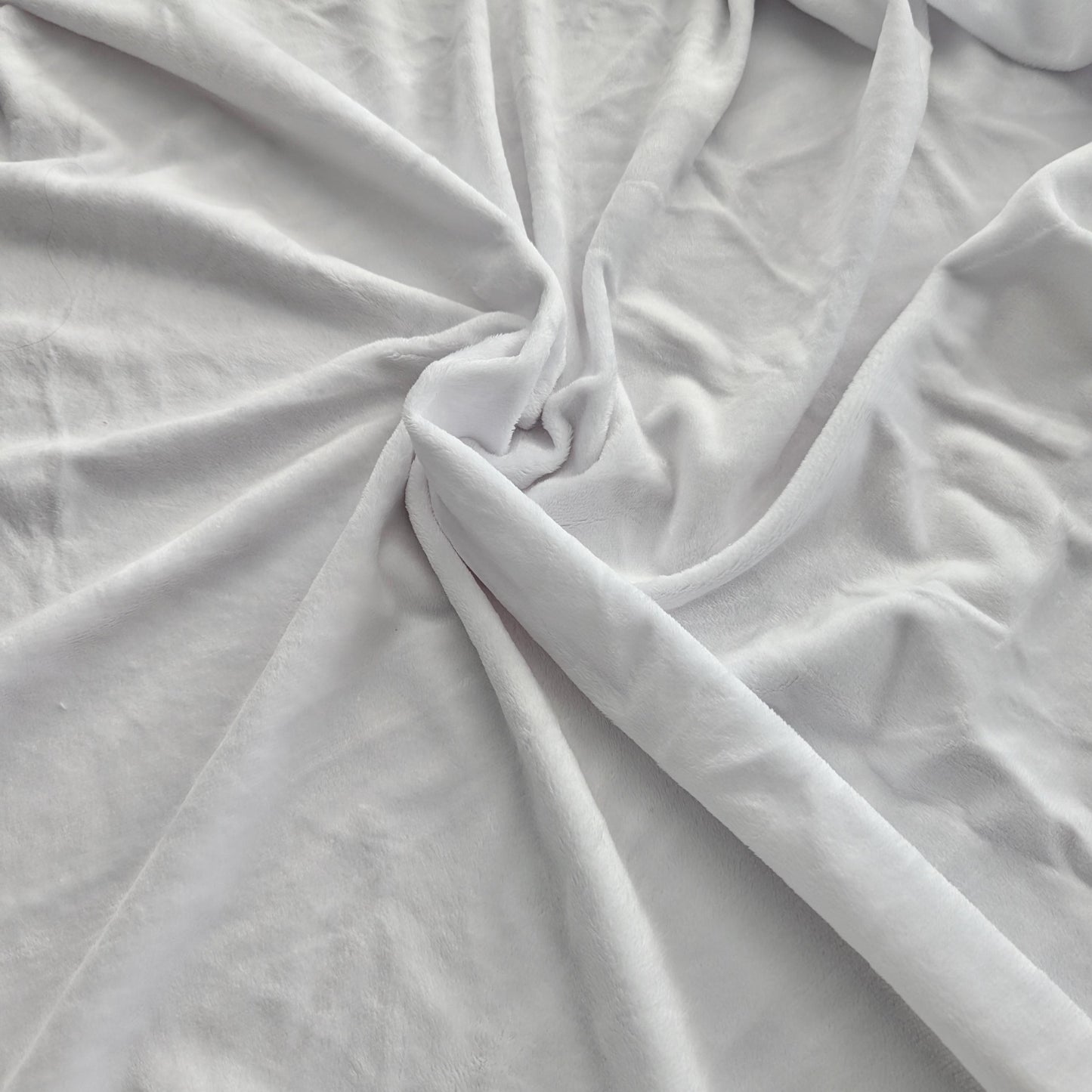 Destash of Smooth Cuddle 3 Minky Fabric in Snow by Shannon Fabrics