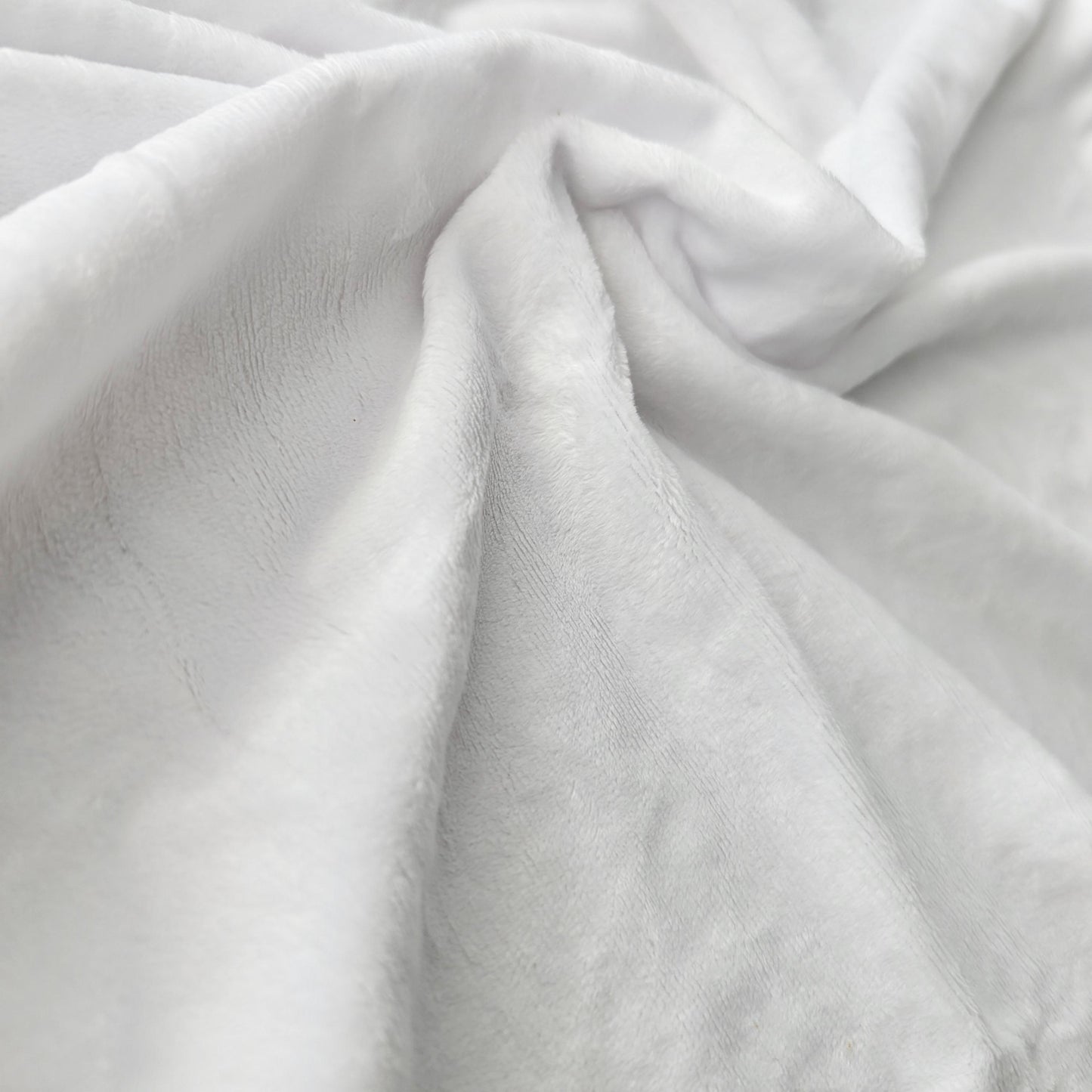 Destash of Smooth Cuddle 3 Minky Fabric in Snow by Shannon Fabrics